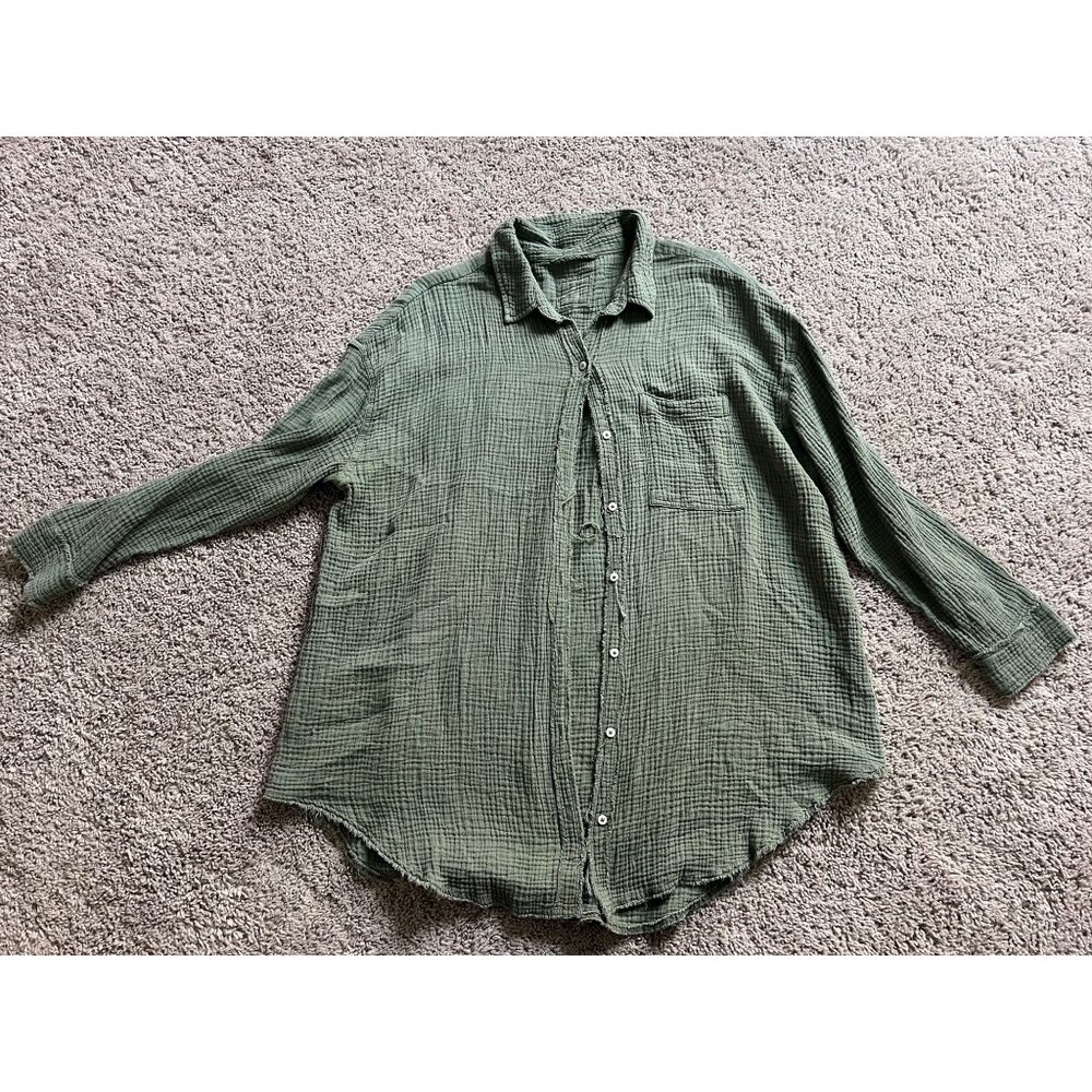 Aerie Lightweight Button-Up Pullover – Women’s Size medium